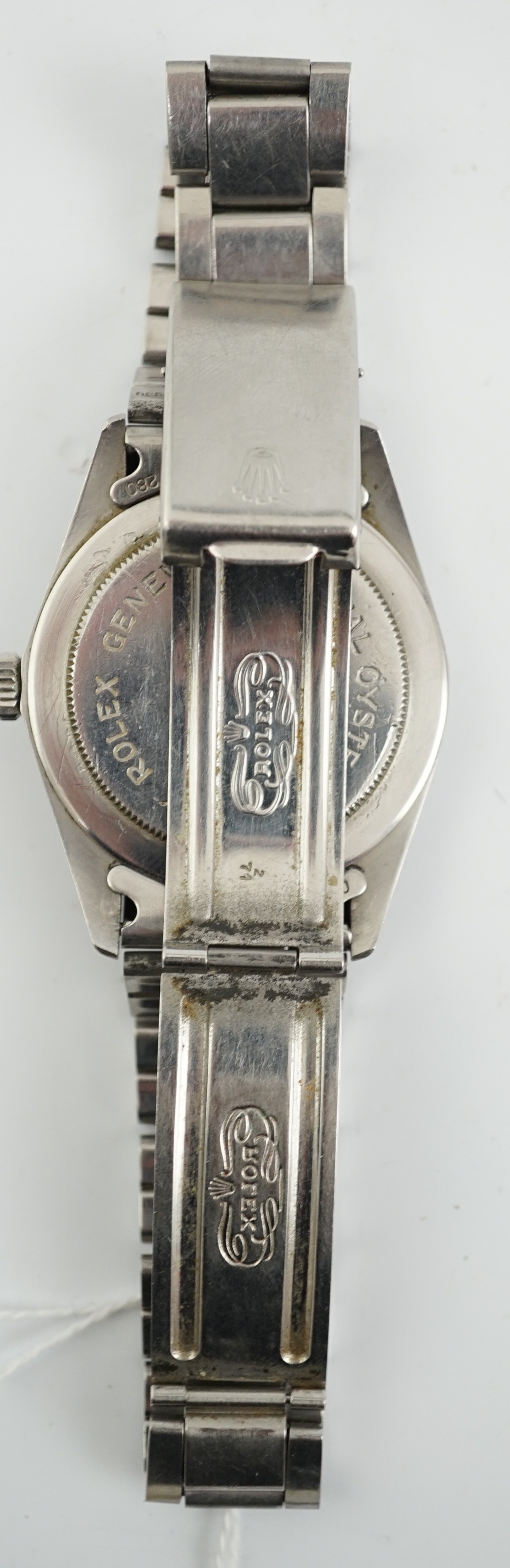 A gentleman's late 1960's stainless steel Tudor Oyster Prince Date-Day self winding wrist watch